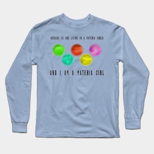 Final Fantasy - I am a Materia Girl Long Sleeve T-Shirt